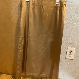 Old Navy gold Midi Pencil Skirt with Slit